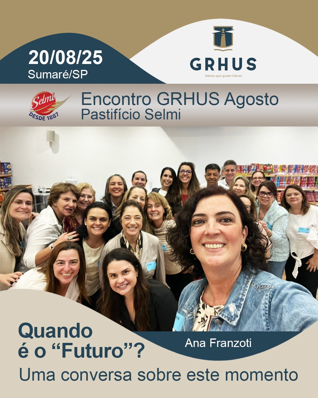 “Quando é o futuro? Uma conversa sobre este momento!” com Ana Franzoti 